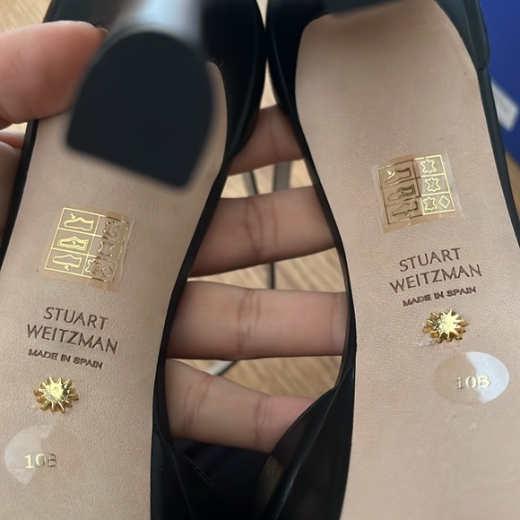 Stuart Weitzman Disco Platform Sandal Black New - Picture 13 of 16